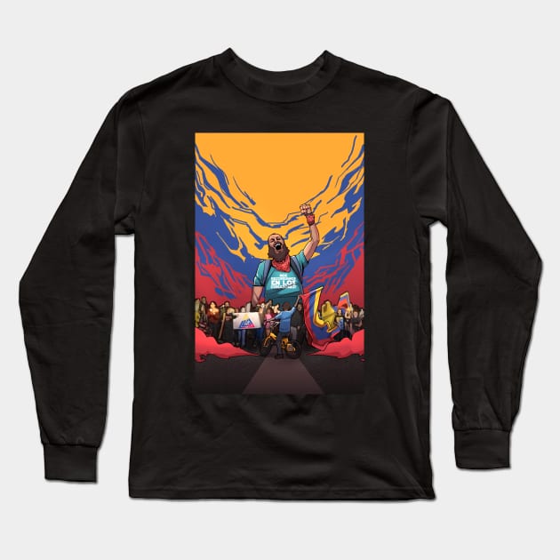 Calle De Guerra (Legado) Long Sleeve T-Shirt by PentagonSLYR